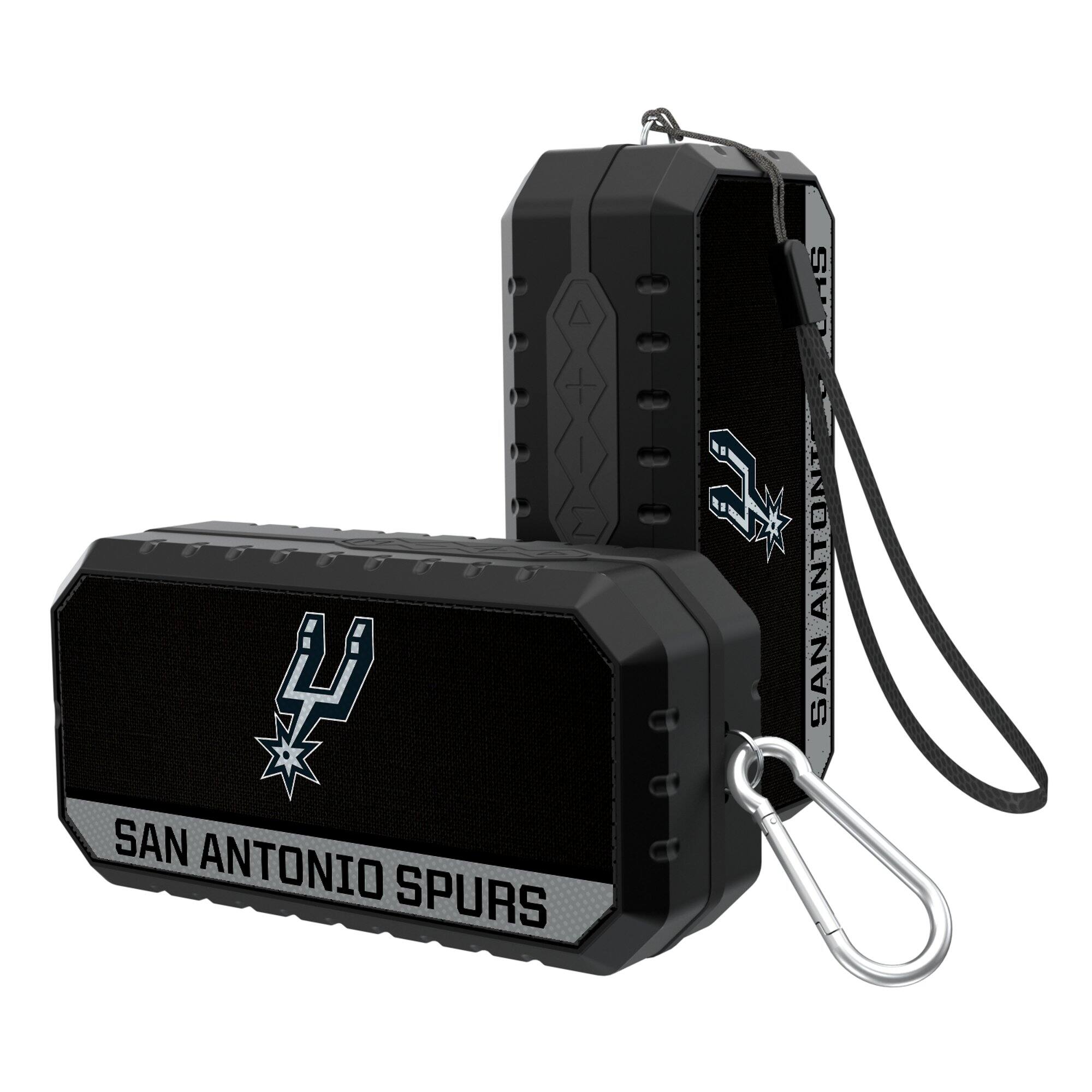 Keyscaper - San Antonio Spurs End Zone Water Resistant Bluetooth Speaker - Multicolor