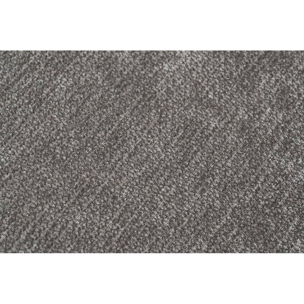 Alt View 2. PDTEND - Modern Grey Chaise Lounge with Solid Wood Frame for Bedroom, Living Room, Study Room - Grey.