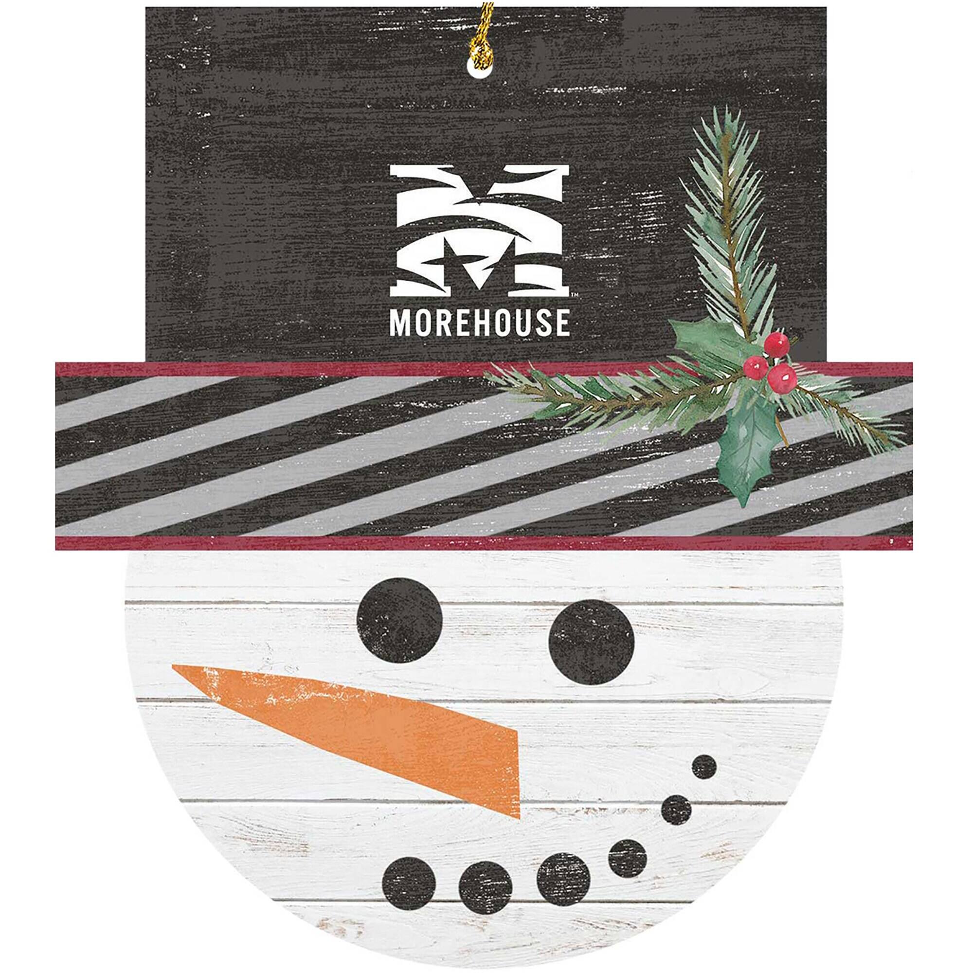 Alt View 3. Jardine - Morehouse Maroon Tigers Ornament Bundle - White.