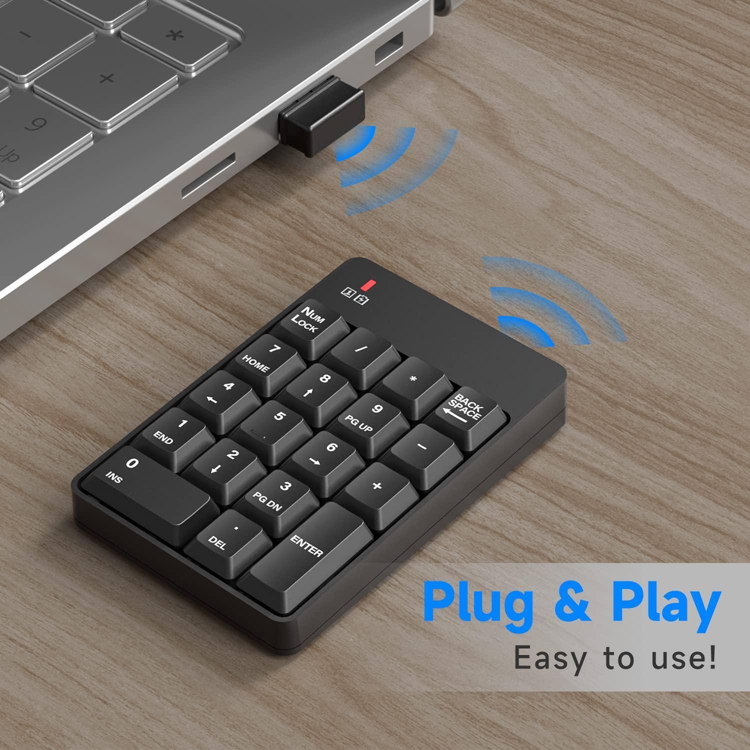 - 9 Up
- * o INS 1 END
- LOCK NUM 7 / HOME 8 4
- I 9 5 PG UP 6 2 t 3 + PG DN DEL ENTER *
- BACK -
- Plug & Play
- Easy to use!