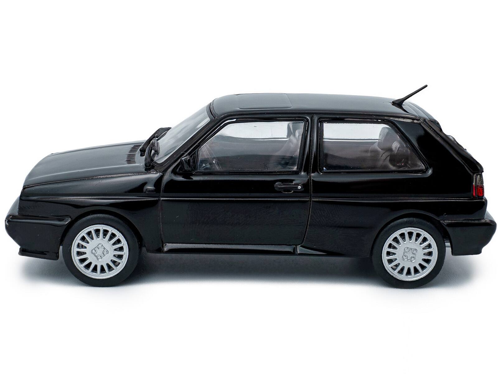 Alt View 2. Solido - 1989 Volkswagen Golf Rallye G60 Black 1/43 Diecast Model Car by Solido.