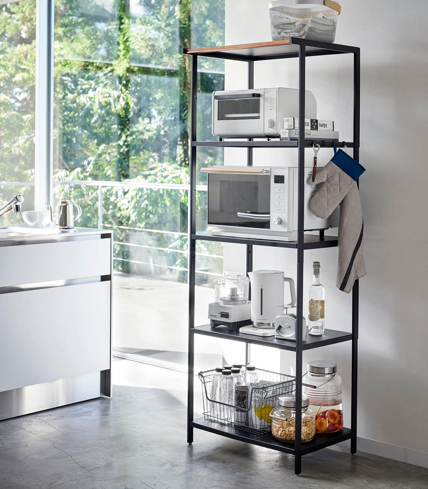 "Yamazaki Home - Storage Rack - 67-Inch (67"" H)  - Steel - Black" price history on PriceWatchPro