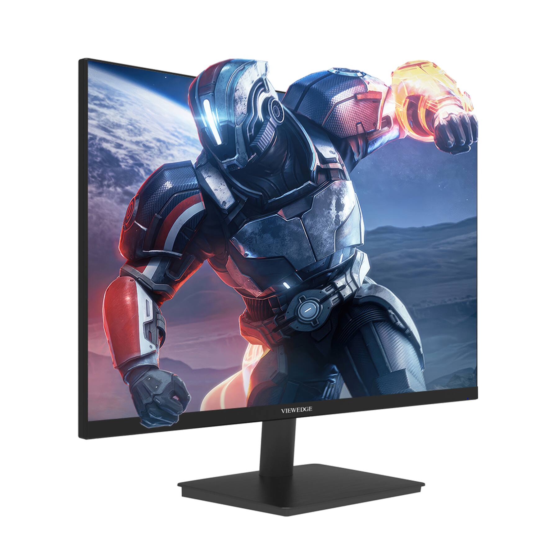 Alt View 4. Viewedge - Viewedge 27" FHD Gaming Monitor, 240Hz 1ms, 110% sRGB, HDR10, FreeSync, Dual HDMI & DP Ports, Built-in Speakers - Black.