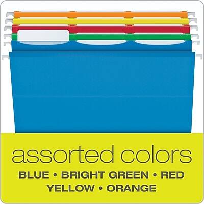 assorted colors  
BLUE • BRIGHT GREEN • RED  
YELLOW • ORANGE
