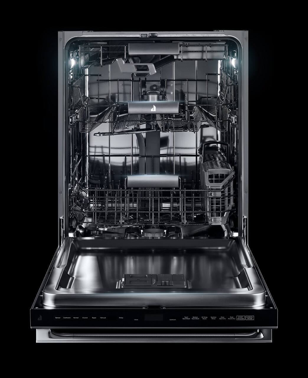 Alt View 11. JennAir - Top Control Built-In Stainless Steel Tub Dishwasher with 3rd Rack and 38 dBA - Stainless steel.