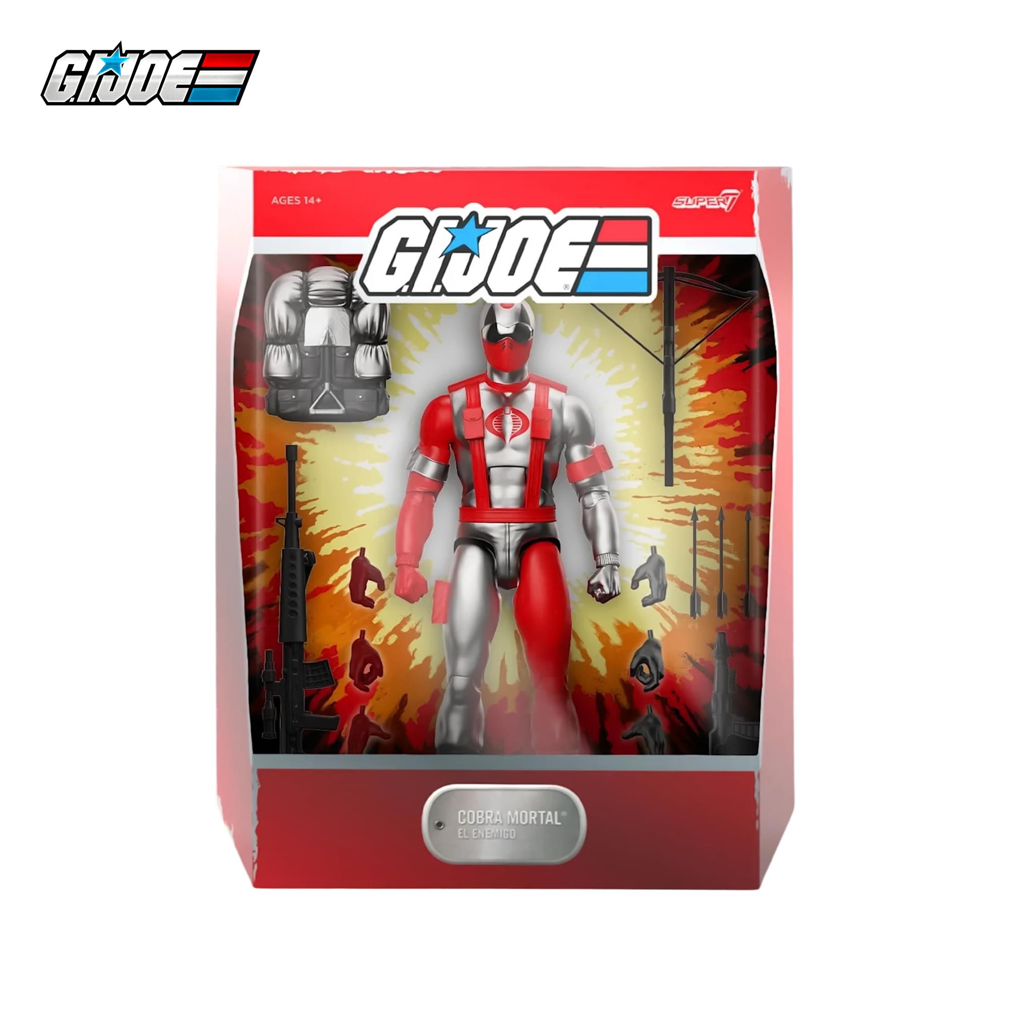 G.I. JOE AGES 14+ SUPER GI JOE = COBRA MORTAL