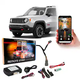 MPC - Smartphone or OEM Activated Remote Starter For 2015-2017 Jeep Renegade - Black