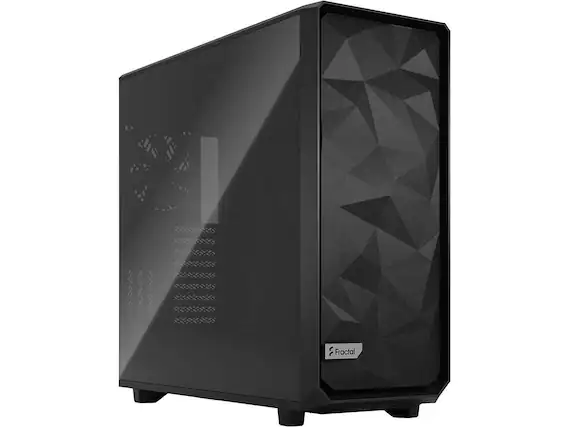 Front. Fractal Design - Fractal Design Meshify 2 XL Black ATX Flexible Light Tinted Tempered Glass Window Full Tower Computer Case - Black.