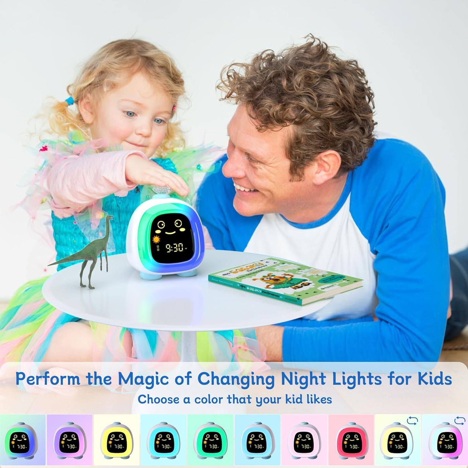 Perform the Magic of Changing Night Lights for Kids  
Choose a color that your kid likes