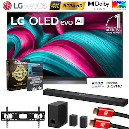 Bundle - LG - 55 C5 OLED evo 4K UHD TV (2025) w/S90TR Soundbar + 26 Month Extended Warranty Protection