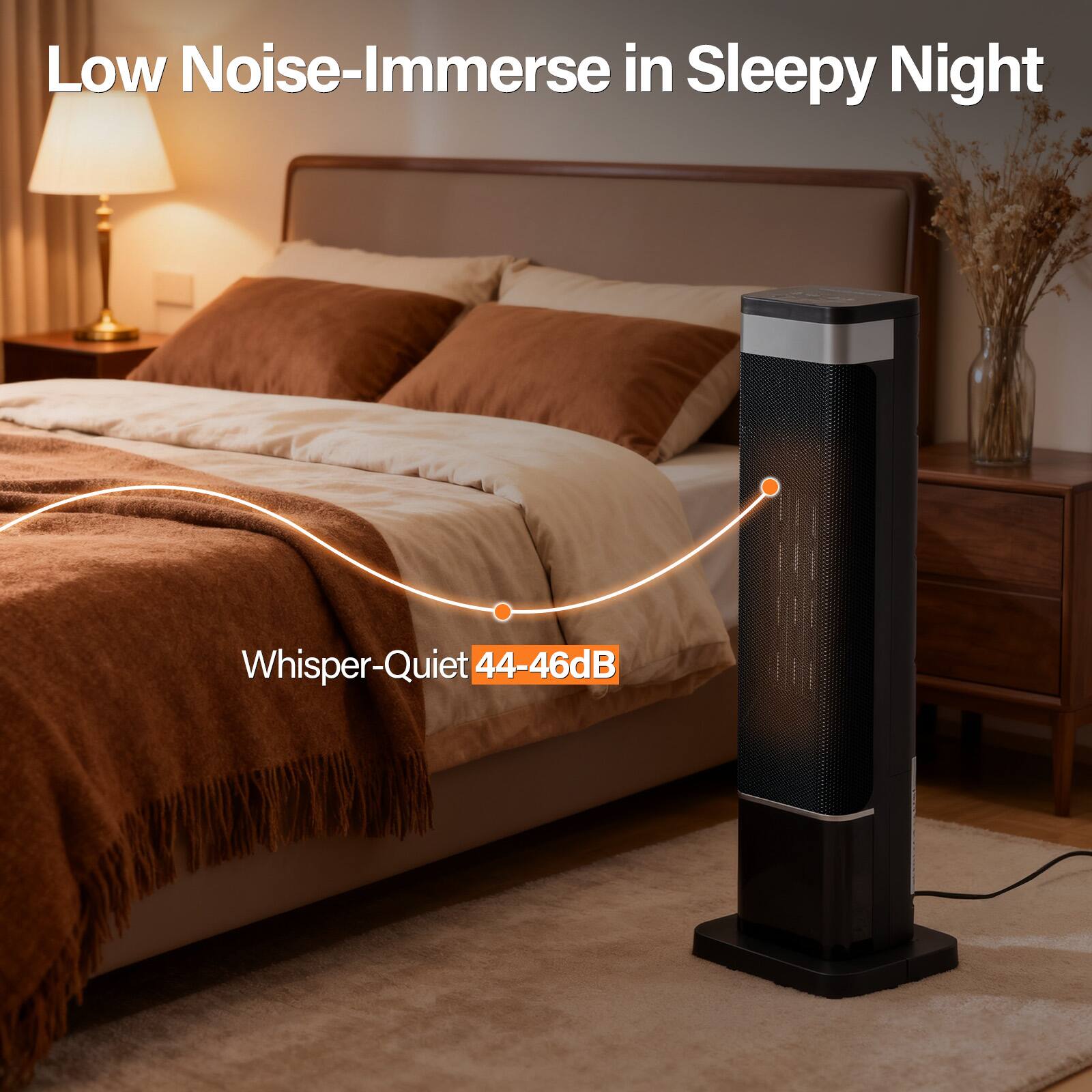 Low Noise-Immerse in Sleepy Night

Whisper-Quiet 44-46dB