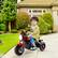 Alt View 7. Topteng - 6V Dual Drive 3-Wheel Kids Electric Motorcycle - for Ages 3-8, with Realistic Sounds & Multi-Surface Use - Red.