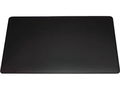 Durable - Anti-Slip PVC Desk Pad, 20.5" x 25.5" - Black