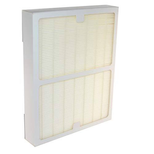 Angle. HQRP - 2-Pack True HEPA Air Purifier Filters A - for Idylis AC-2119, IAP-10-100, IAP-10-150, IAPC-40-140.