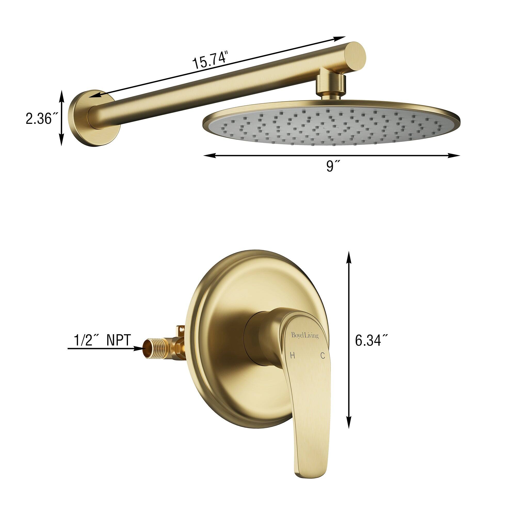 15.74", 2.36", 9", 1/2" NPT, BoydLaing H C, 6.34"