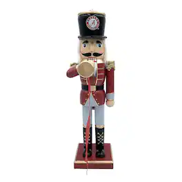 Santa's Workshop - Alabama Crimson Tide 14" Bugler Nutcracker - Red