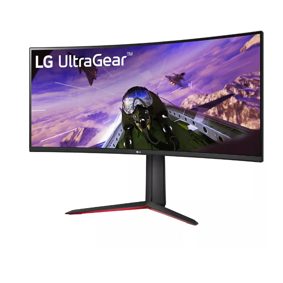 Alt View 2. LG - UltraGear 34GP63A-B 34" 21:9 UltraWide QHD 160Hz Curved VA HDR Gaming Monitor.