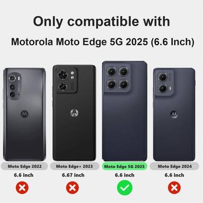 Entronix Case Compatible with Moto Edge 2025 - Triple-Layer Heavy Duty Protection Black Entronix Case Compatible with Moto Edge 2025 - Triple-Layer Heavy Duty Protection Black