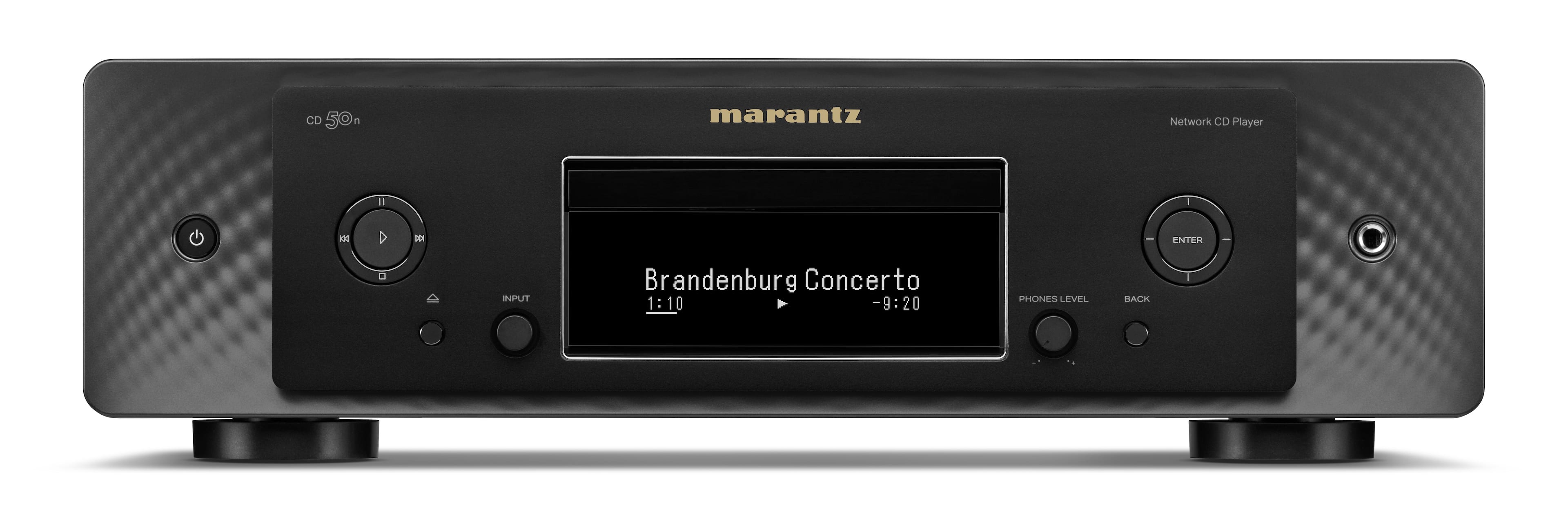 Front. Marantz - CD 50n CD Player - Black.