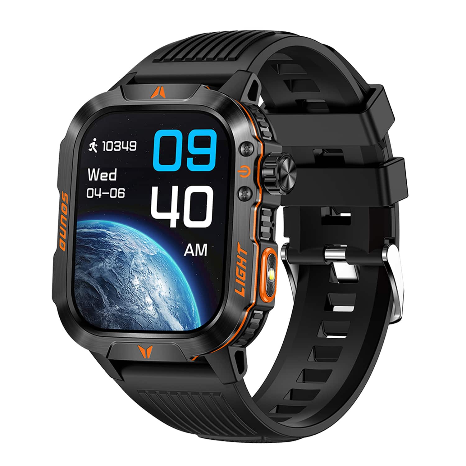Supersonic - XPLORE EDGE 2" Touch Screen, Bluetooth, Heart Rate, Blood Pressure, Blood Oxygen, Sleep, Activity, IP67 Water Resistant - Black - (2025)