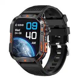 Supersonic - XPLORE EDGE 2" Touch Screen, Bluetooth, Heart Rate, Blood Pressure, Blood Oxygen, Sleep, Activity, IP67 Water Resistant - Black - (2025)