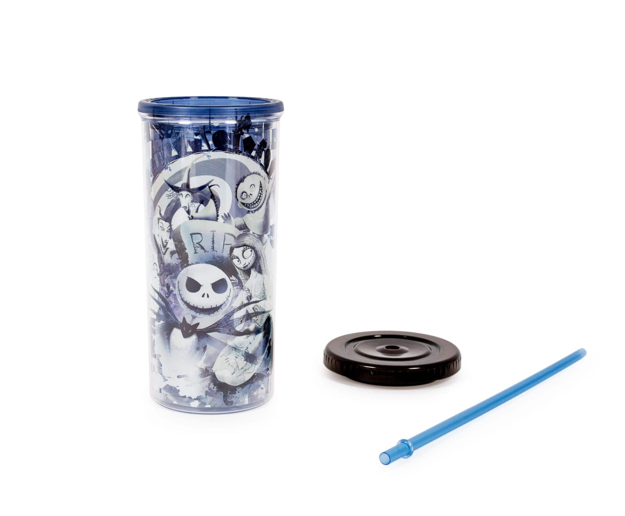 Disney - The Nightmare Before Christmas Carnival Cup w/ Lid and Straw | 20 Ounces - Blue price history on PriceWatchPro