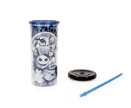 Disney - The Nightmare Before Christmas Carnival Cup w/ Lid and Straw | 20 Ounces - Blue