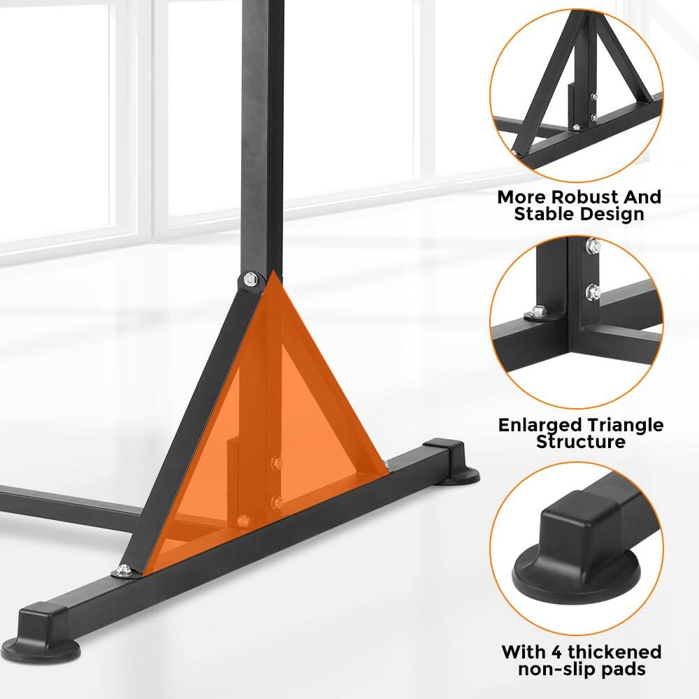 More Robust And Stable Design  
Enlarged Triangle Structure  
With 4 thickened non-slip pads