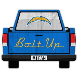 Fan Creations - Los Angeles Chargers 12'' x 12'' Truck Back D-cor - Multicolor