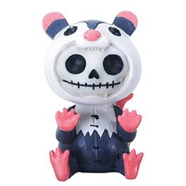Pacific Trading - Furrybones Awesome Skeleton in Possum Costume Halloween Figurine - White