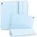 Front. DTTO - Case for iPad (A16) 11th Gen11- Inch 2025, for iPad 10th Gen 2022 ,Matte Frosted Shockproof Back ,Auto Sleep/Wake - ice blue.