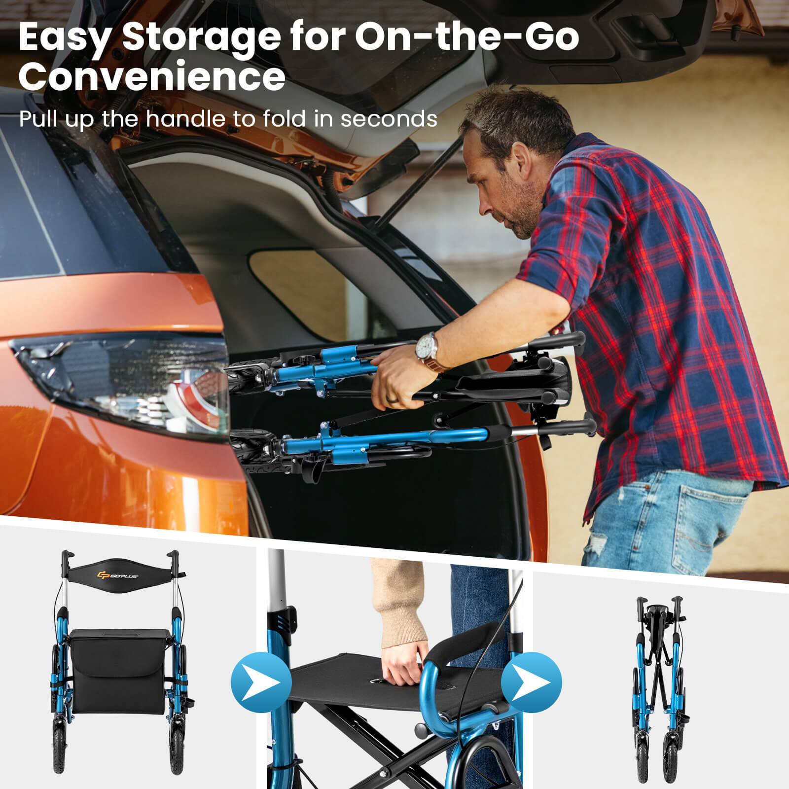 Easy Storage for On-the-Go Convenience

Pull up the handle to fold in seconds
