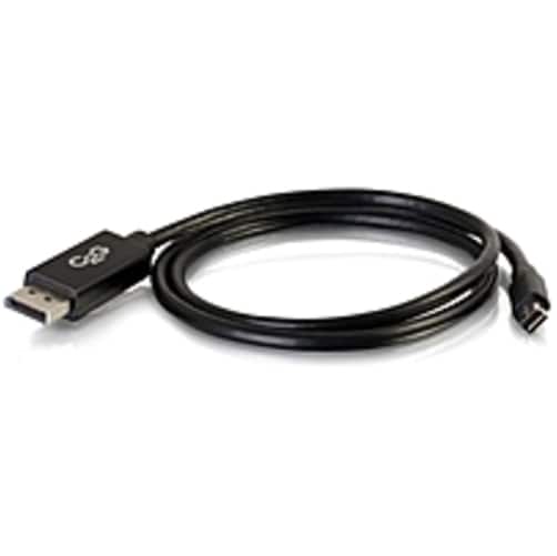C2G - 54302 10ft Mini DisplayPort to DisplayPort Adapter Cable for Laptops and Tablets - M/M Mini DisplayPort/DisplayP - Black