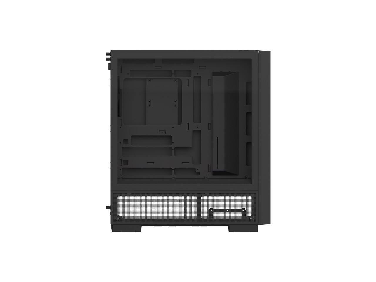 Alt View 2. Thermaltake - Thermaltake S380 TG ARGB Mid Tower, 360mm Rad, ARGB Fans, ATX/mATX/mITX, Black - Black.