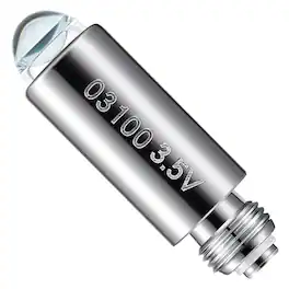 HQRP - 3.5 V 2.5 W Halogen Diagnostic Bulb for Welch Allyn Otoscope Illuminator - Replacement WA-03100-U WA-31