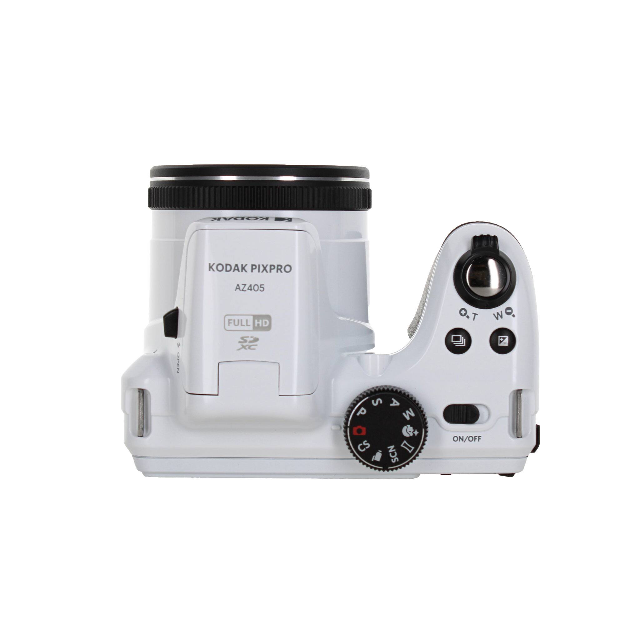Kodak PIXPRO AZ405 Digital Camera (White) (AZ405WH) + 32GB Card +