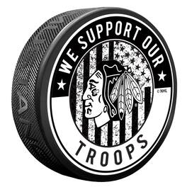 Mustang Drinkware - Chicago Blackhawks Military Appreciation Puck - Multicolor