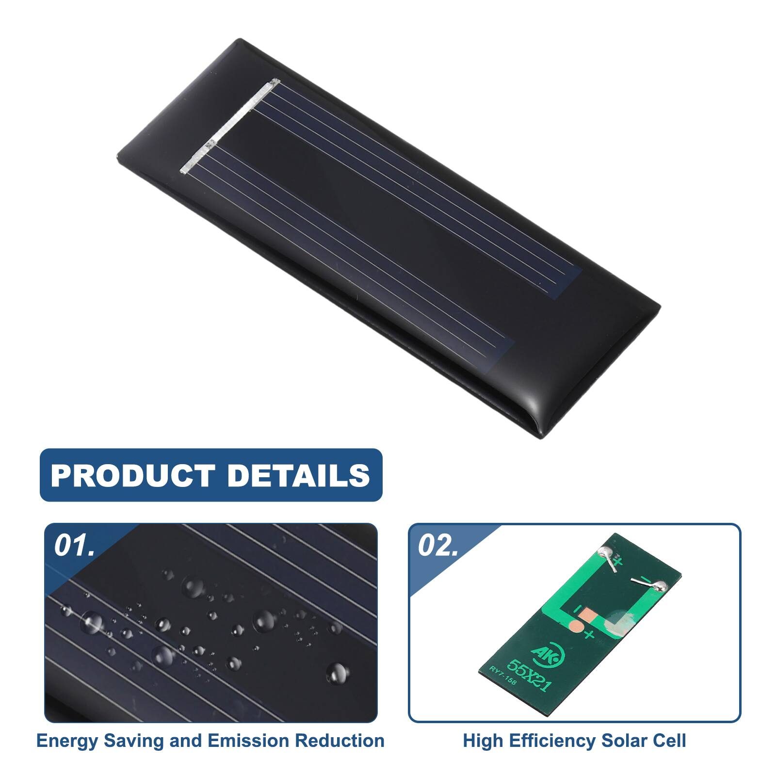 PRODUCT DETAILS

01. Energy Saving and Emission Reduction

02. AK RY7-158 RVT 55X21 TAN High Efficiency Solar Cell