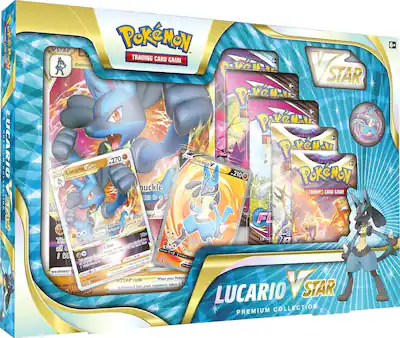 Pokmon Pokemon TCG: Lucario VSTAR Premium Collection - Best Buy Pokmon Pokemon TCG: Lucario VSTAR Premium Collection - Best Buy