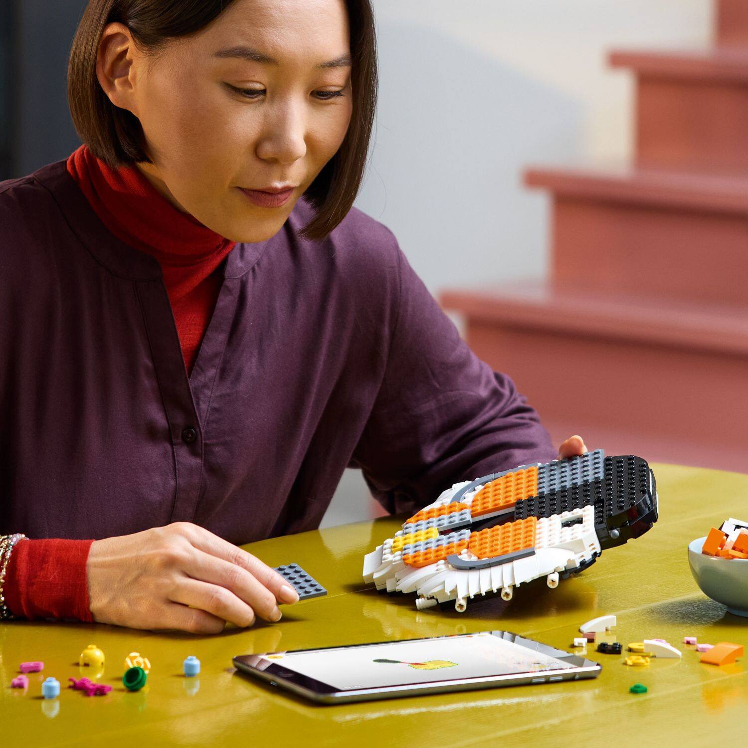 Alt View 12. LEGO - Art The Fauna Collection – Tiger DIY Set 31217.