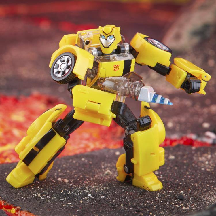 Alt View 7. Transformers - Hasbro F8524 5.5 inch Transformers Legacy United Deluxe Class Animated Universe Bumblebee Action Figure - Black.
