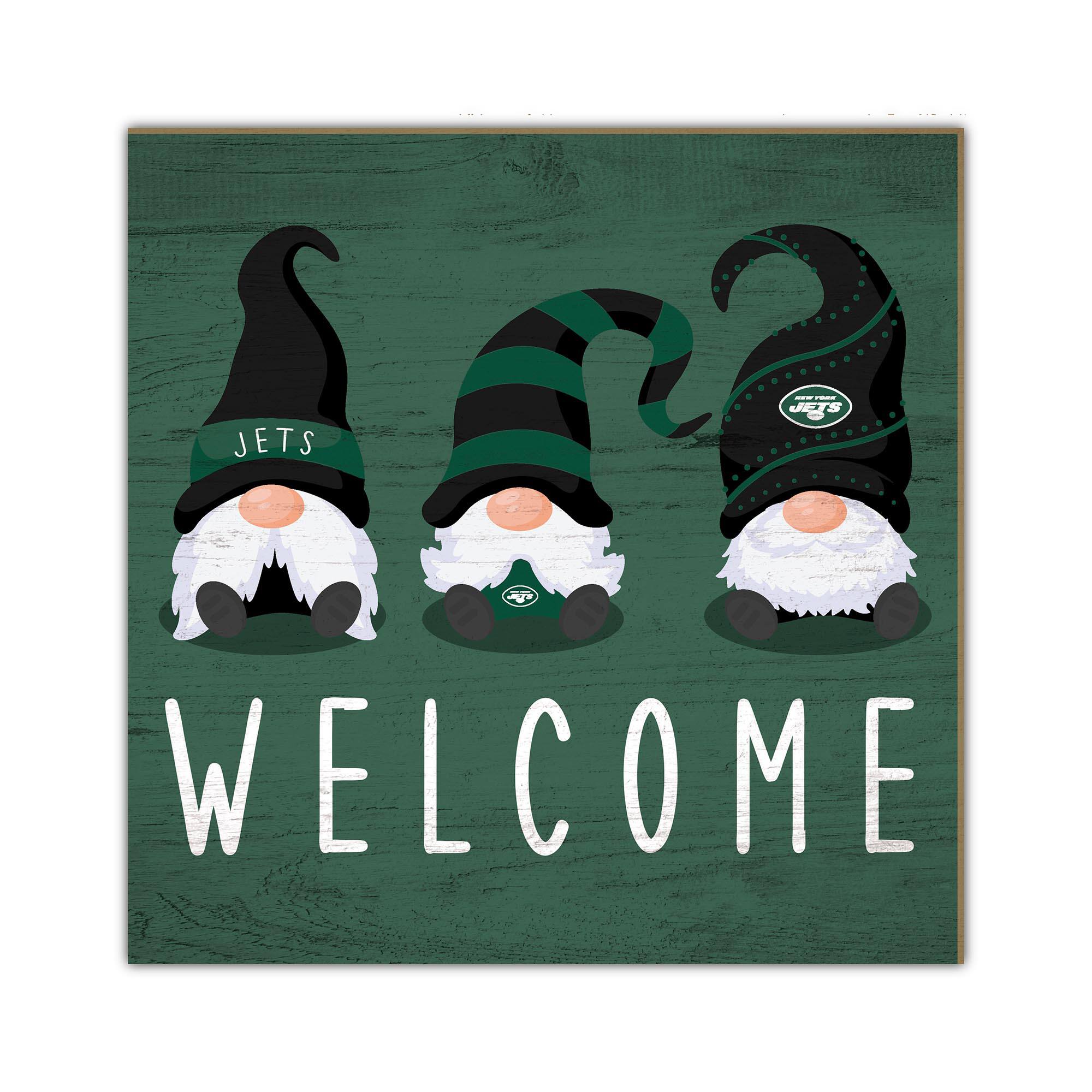 10'' x 10'' Welcome Gnomes Sign