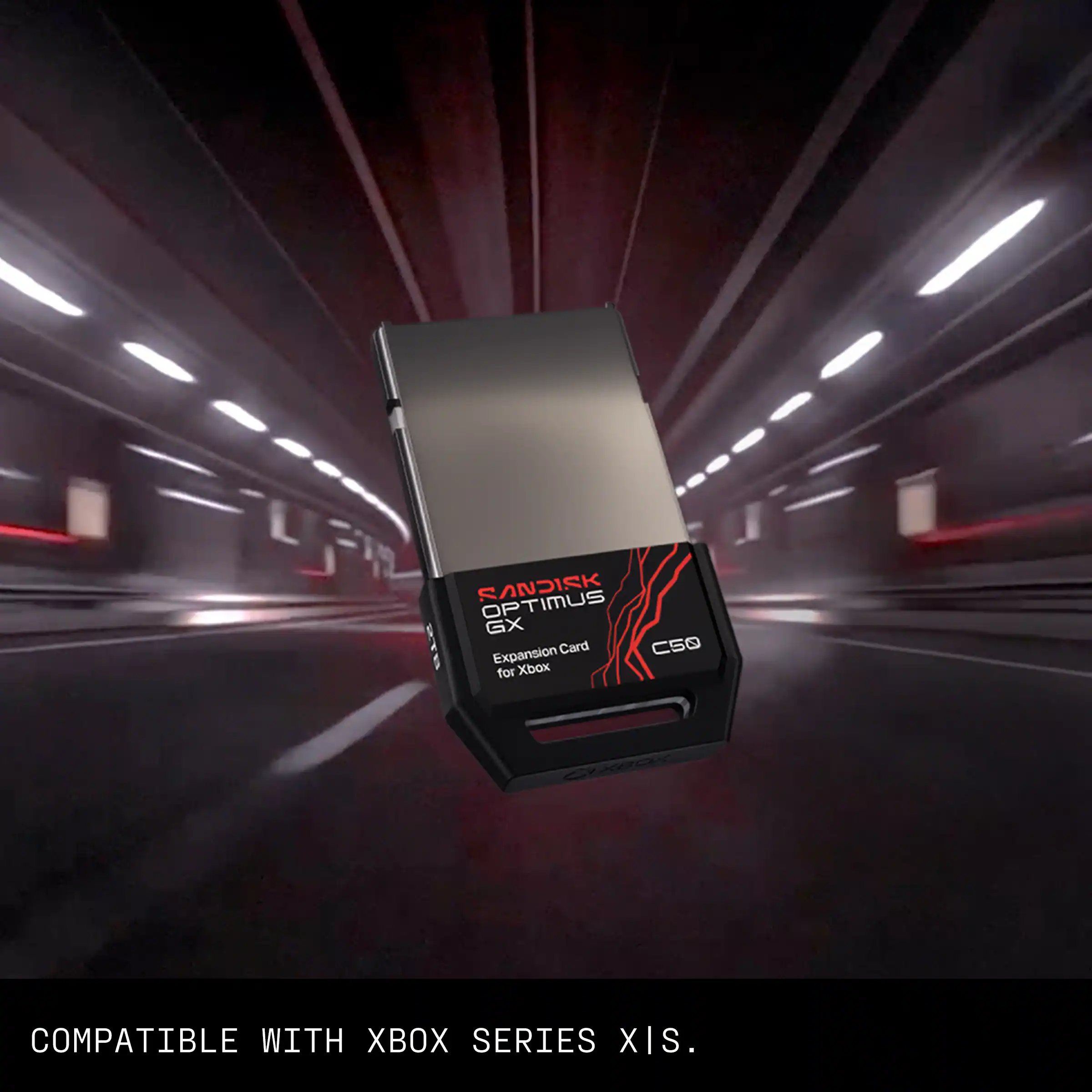 SANDISK OPTIMUS GX Expansion Card C50 for Xbox  
COMPATIBLE WITH XBOX SERIES XIS.