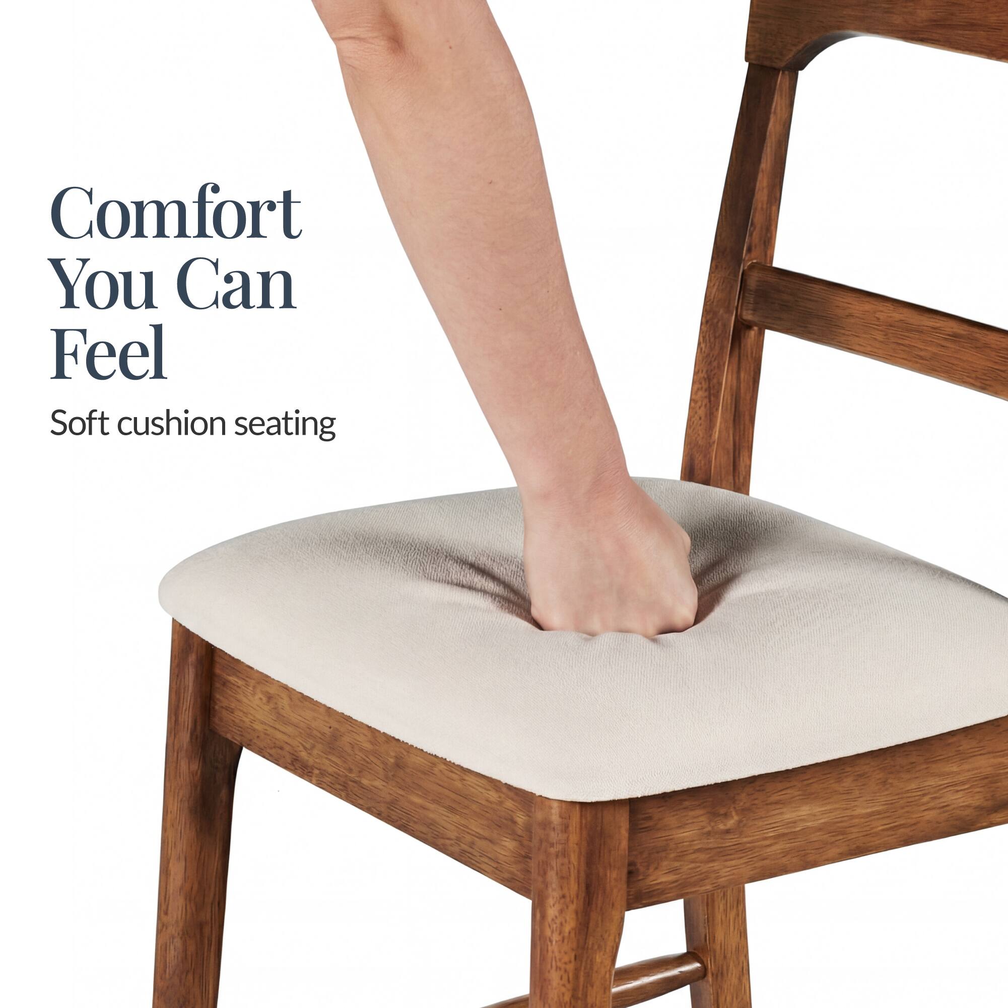 Comfort You Can Feel  
Soft cushion seating
