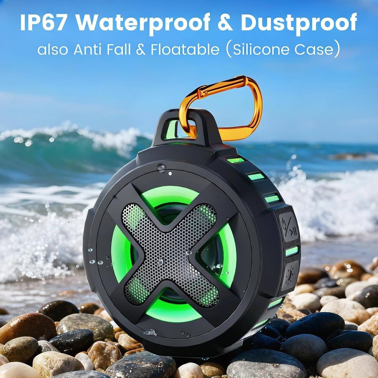 IP67 Waterproof & Dustproof  
also Anti Fall & Floatable (Silicone Case)