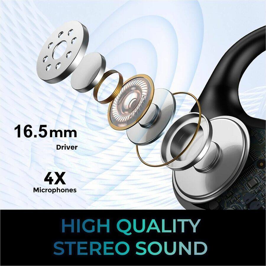 16.5mm Driver  
4X Microphones  

HIGH QUALITY STEREO SOUND