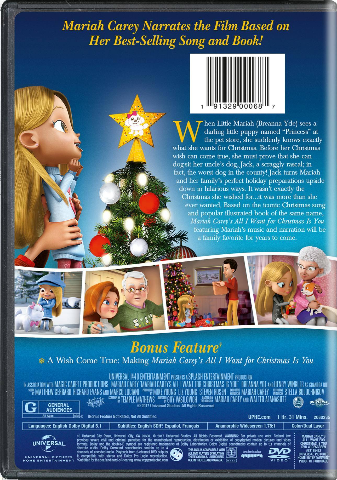 Angle. Mariah Carey's All I Want for Christmas Is You [DVD].