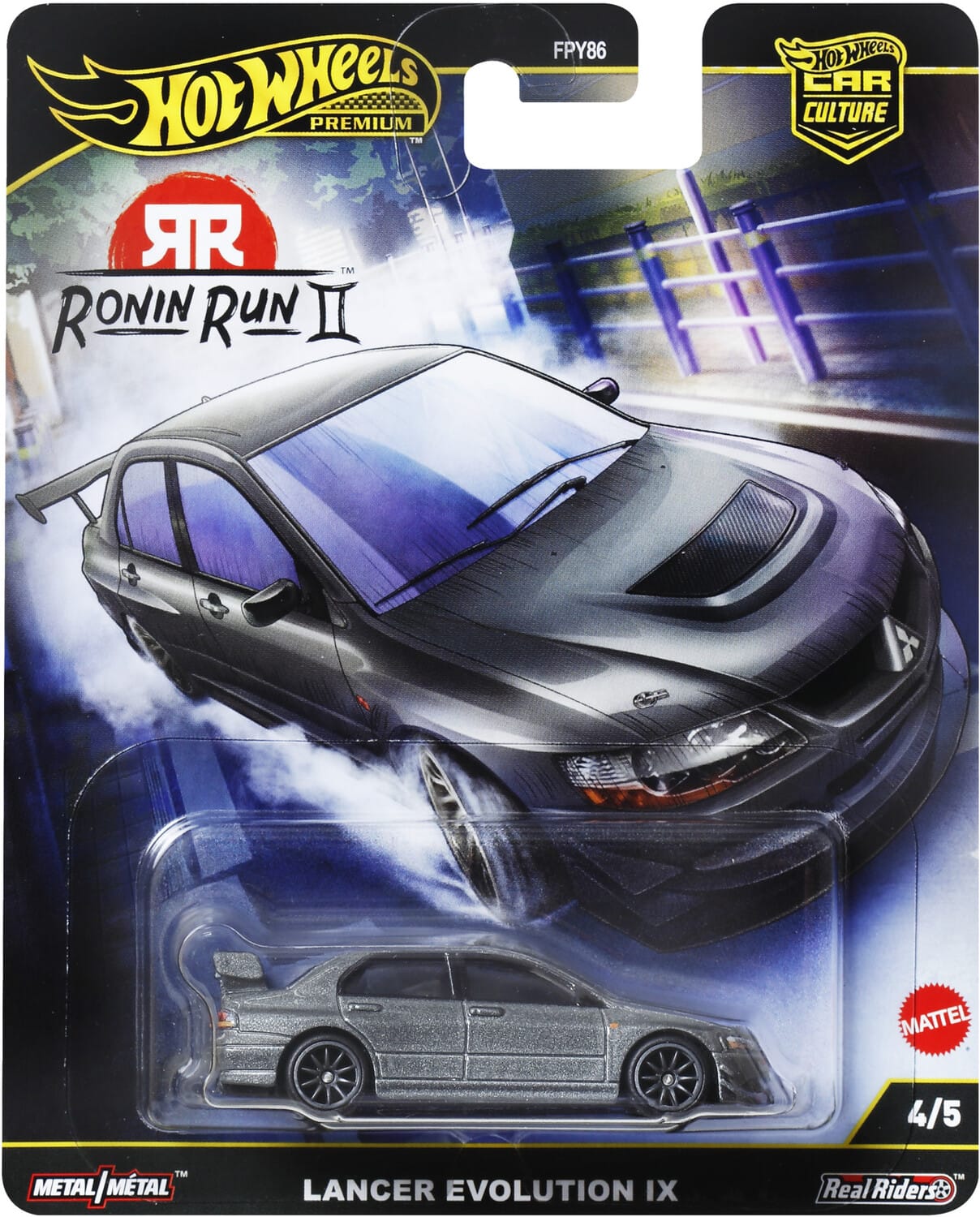 Photos - Toy Car Mattel Hot Wheels Premium: Mitsubishi Lancer Evolution IX - COLLECTIBLES - Multicolor 194735262113 (Tool Mod)