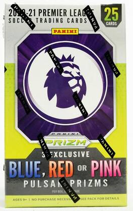 2020-21 Panini Prizm Premier League EPL Soccer Cereal Box