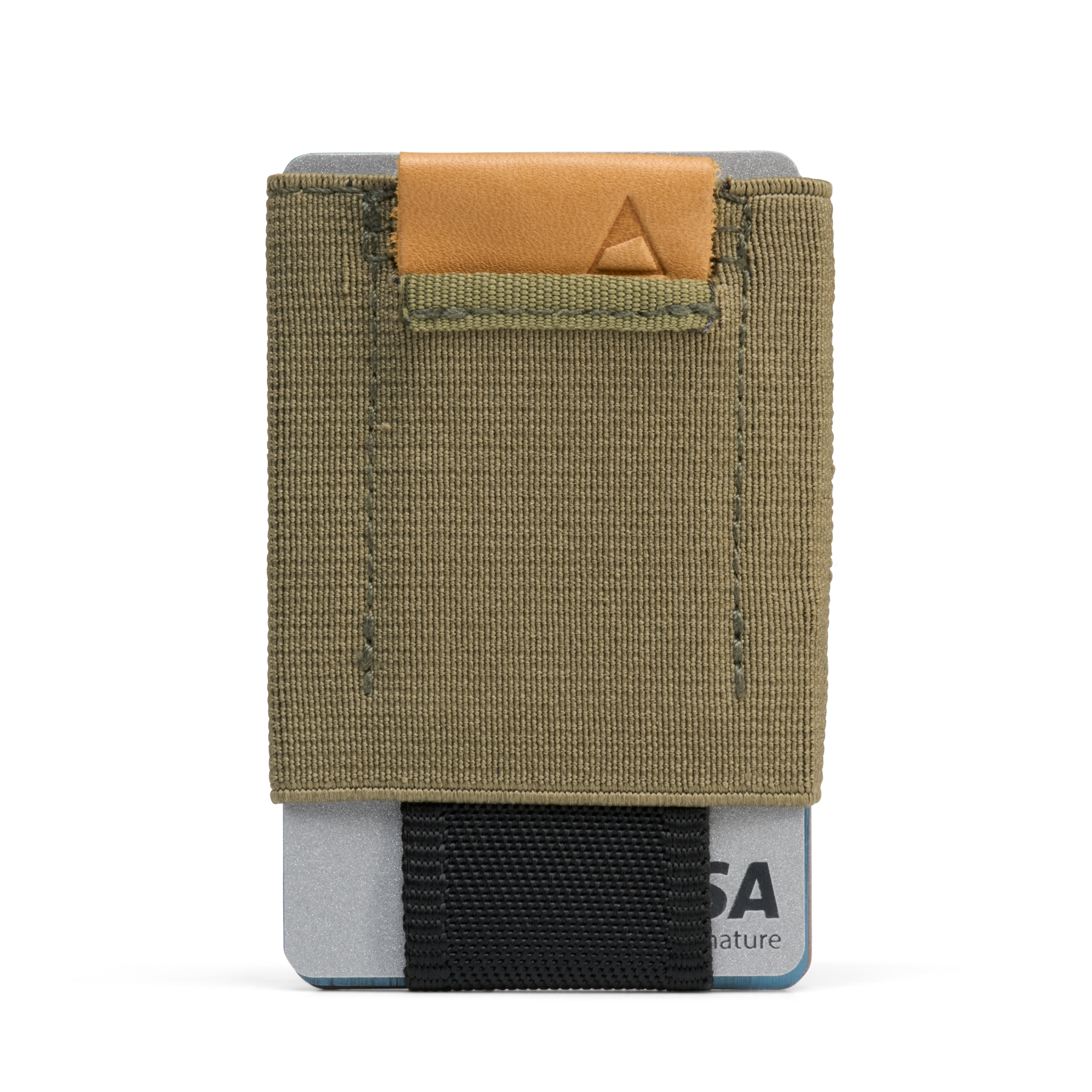 Front. Nomatic - Wallet for Men and Women: Slim Durable Minimalistic Wallet, Easy Access Pull Tab, Cash Pocket, and Holds 4-14 Cards - Olive.